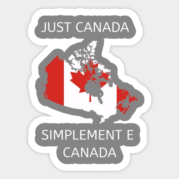 Just Canada Sticker by Kpw